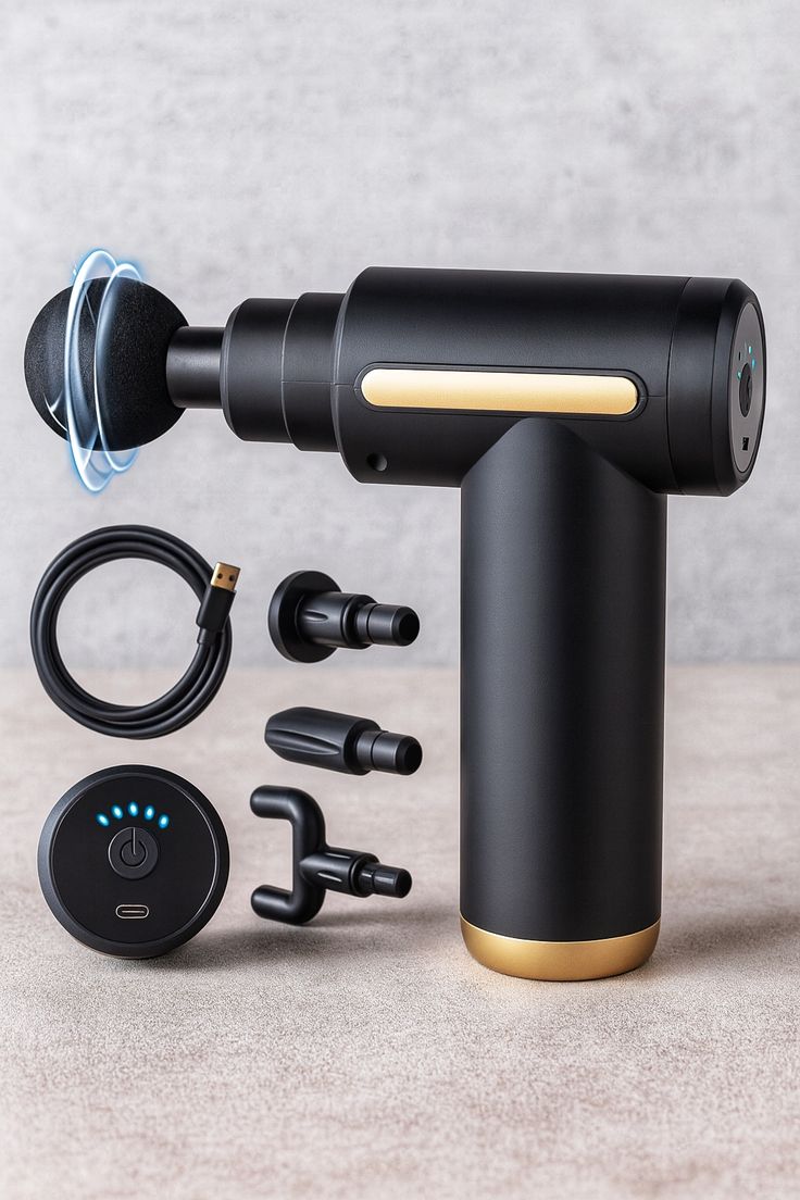 Portable 4 in 1  Hand Held Body Massage Gun