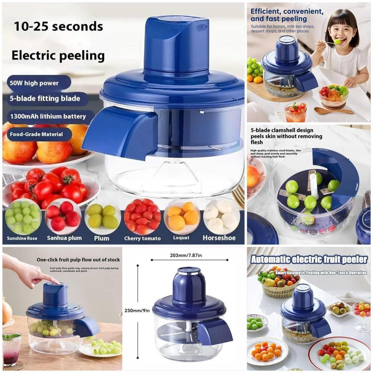 Electric Peeler Machine Fruit & Vegetable